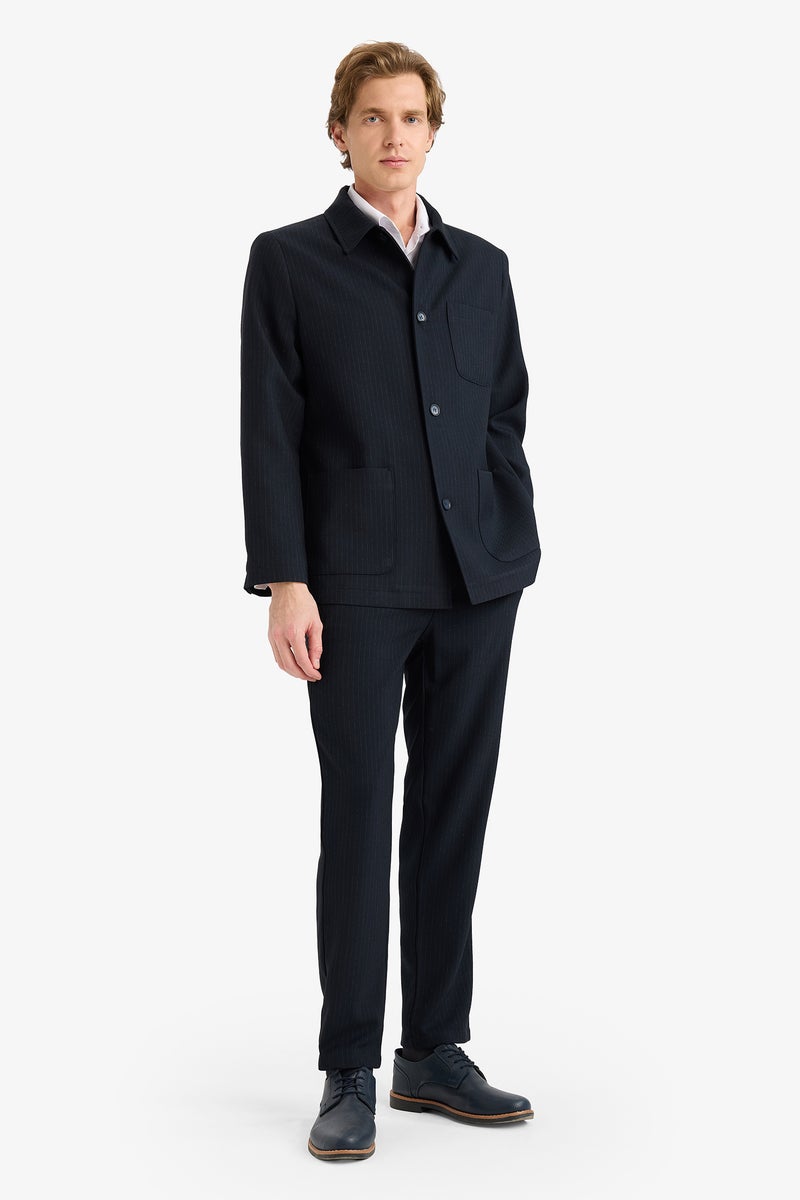 DeFacto Blue Man Relax Fit Trousers Casual - Image 2